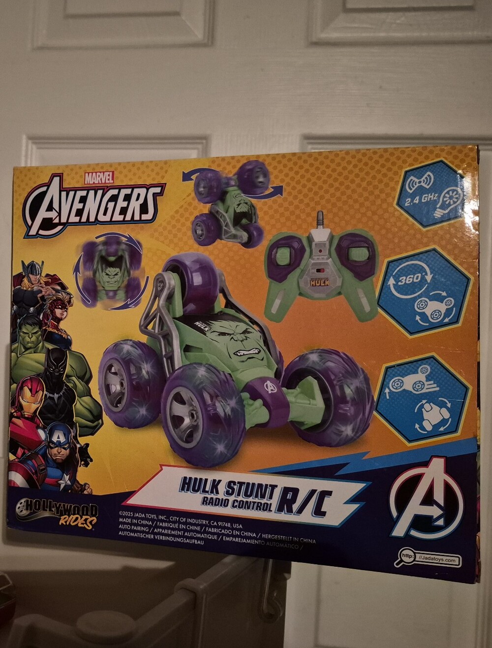 Marvel Avengers Hulk Stunt RC Car - Green & Purple